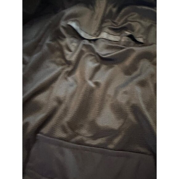 VTG Blk Leather Motorcycle Jacket  Lg?  Zippers Biker Goth Punk 90s Grunge Read - Picture 9 of 16